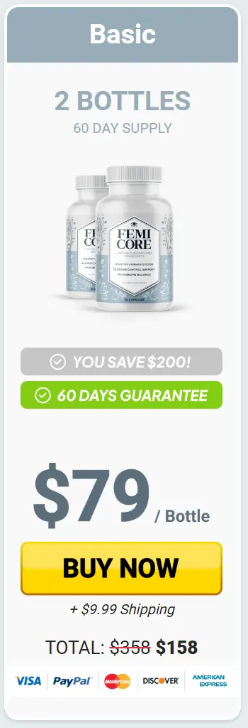 FemiCore order now 2 bottles